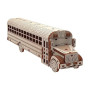 Конструктор пазл механічна деревяна 3D модель Шкільний автобус 10107