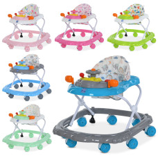 Дитячі ходунки з музичною ігровою панеллю M 3451 6 кольорів