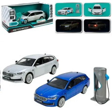 Машина металева Автопром 68744 1:36 Skoda Superb IV Combi світло,звук,відкривні двері