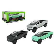 Машина металева Автопром AP7725 1:24 Tesla pickups світло,звук,відкривні двері