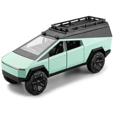 Машина металева Автопром AP7727 1:24 Tesla pickups camring світло,звук,відкривні двері