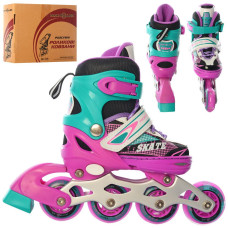 Ролики Profi розмір 27-30 A4123-XS-PGR рожеві