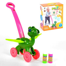 Каталка з мильними бульбашками Динозавр FH 880 світлові та звукові ефекти