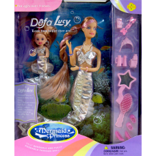 Кукла Defa Lucy 20978 Русалочка з дочкою та аксесуарами