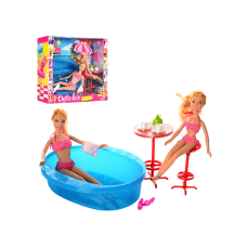 Набір Defa Lucy лялька з сестричкою біля басейну 8255
