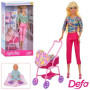 Набір Лялька Defa з коляскою 8358