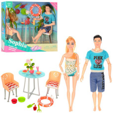 Набір барбі з кеном на пляжі JX100-75
