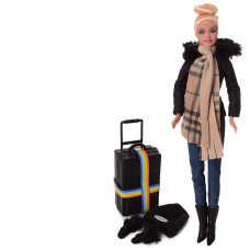 Лялька з валізою Defa 8424