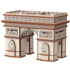 Конструктор 3D дерев'яний механічний Mr.Playwood Триумфальна арка 96 деталей 10408