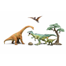 Набір фігурок Динозаври Жива серія Q9899-W3 Брахіозавр, Спінозавр, Цератопс, Птерозавр