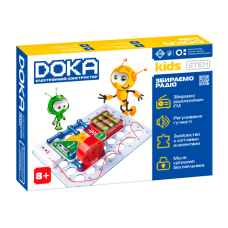 Електронний конструктор Doka Збираємо радіо D70703