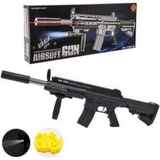 Дитячий автомат на батарейках 1239-1B кульки ліхтарик лазерний приціл