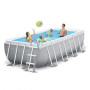 Басейн каркасний Intex Prism Frame Pool 26790 з драбиною і фільтр-насосом 400х200х122 см