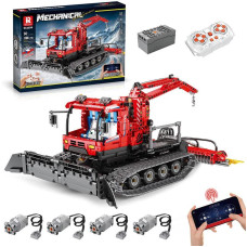 Конструктор снігоприбиральна машина на радіокеруванні Reobrix 22019 1100 деталей