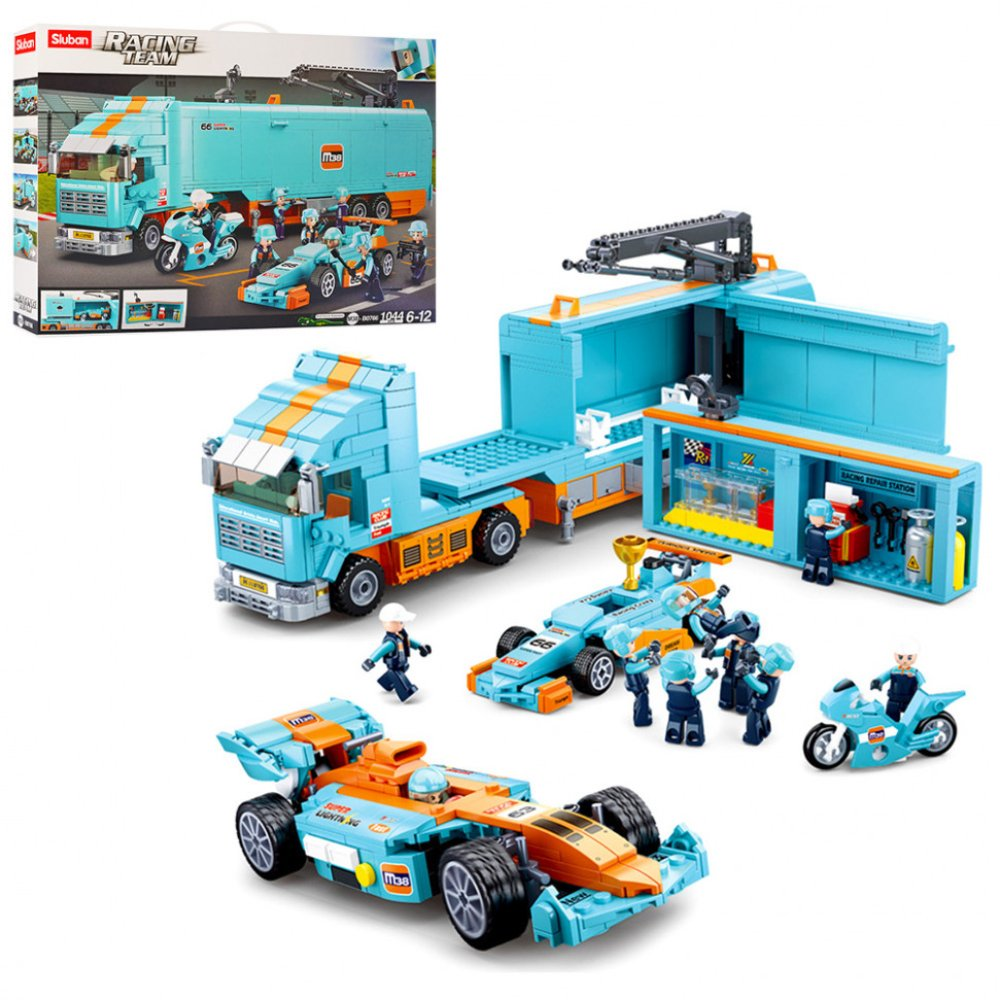 Конструктор SLUBAN M38-B0766 Автоперегони вантажівка команди 1044 деталей