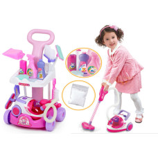 Набір для прибирання з пилососом на візку 5938