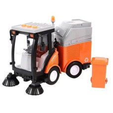 Машинка інерційна Сміттєвоз WY 680 A звук світло Помаранчевий