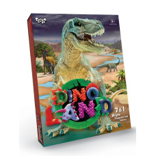 Ігровий набір для творчості Danko Toys Dino Land 7 в1 DL-01-01