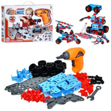 Конструктор з шуруповертом 10 в1 268 деталей 661-301