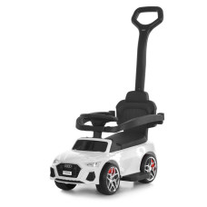 Дитяча Каталка-толокар автомобіль з батьківською ручкою M 6254EL-1 Білий