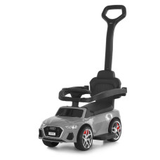 Дитяча Каталка-толокар автомобіль з батьківською ручкою M 6254EL-11 Сірий