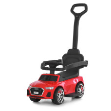 Дитяча Каталка-толокар автомобіль з батьківською ручкою M 6254EL-3 Червоний